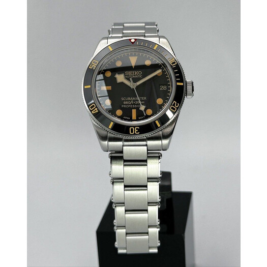 Custom Seiko Mod • Vintage Scubamaster Black Bay BB58 • 39mm